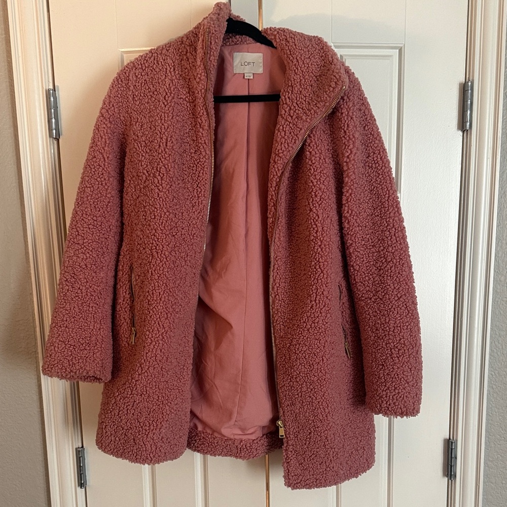 LOFT Women's Rose Teddy Jacket